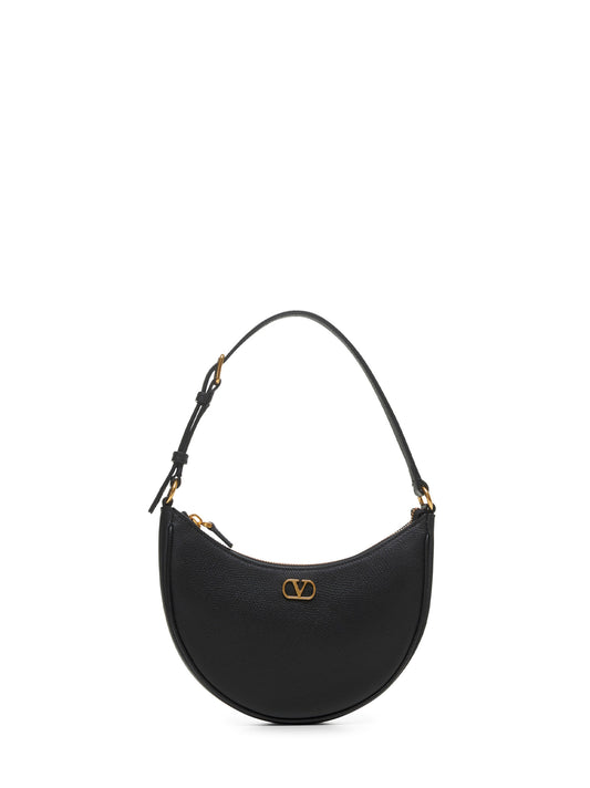 Mini borsa hobo Vlogo Signature nera