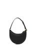 Black Vlogo Signature mini hobo bag