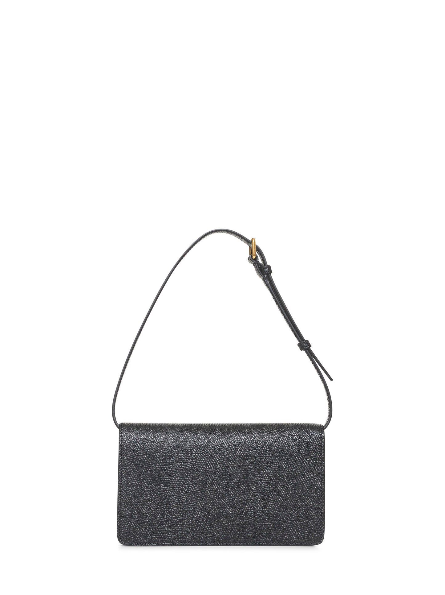 Mini borsa a spalla Vlogo Signature nera