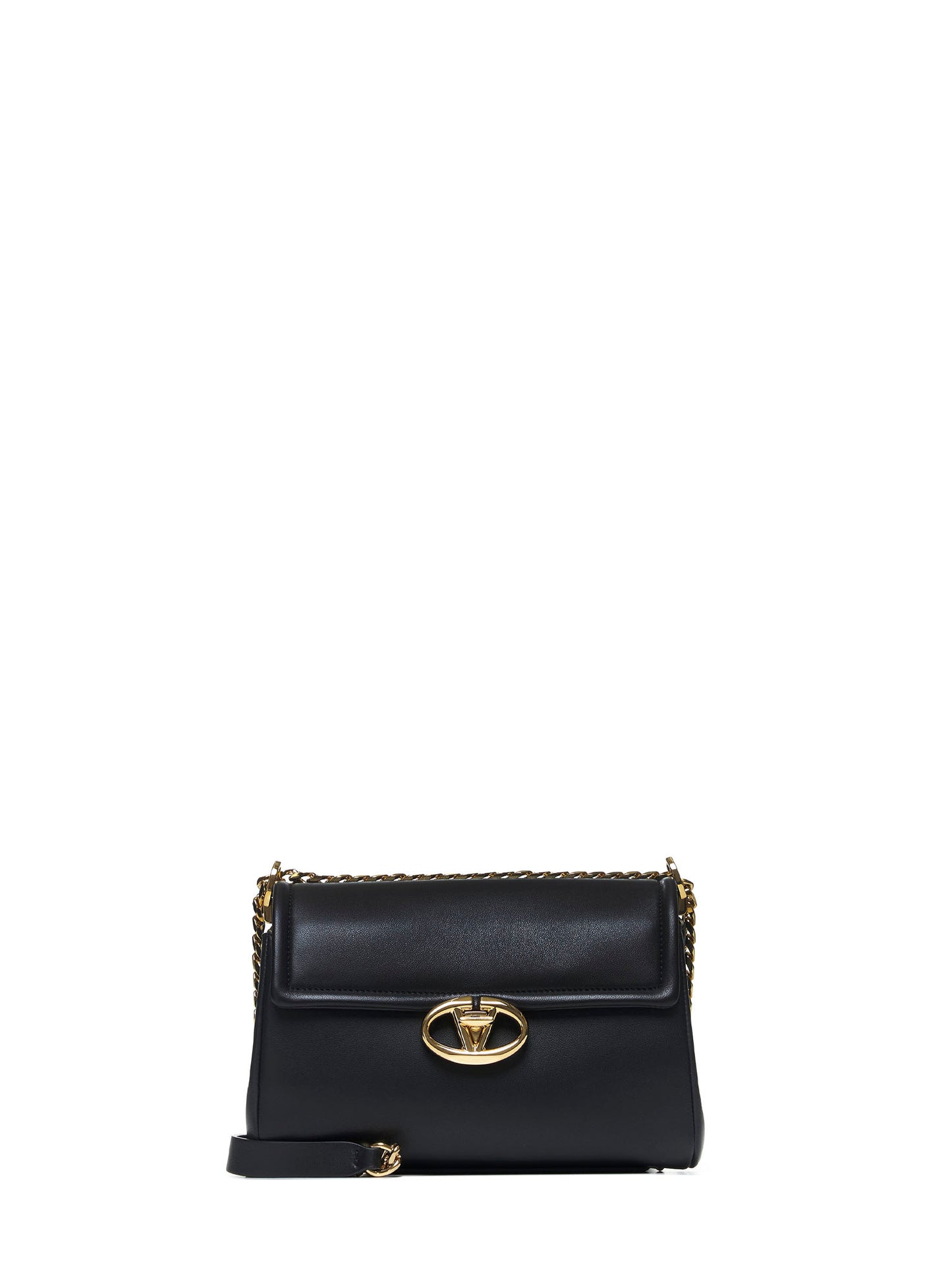 VLogo The Bold leather medium bag