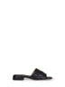 Black quilted nappa leather Quiltie 67 slide sandals