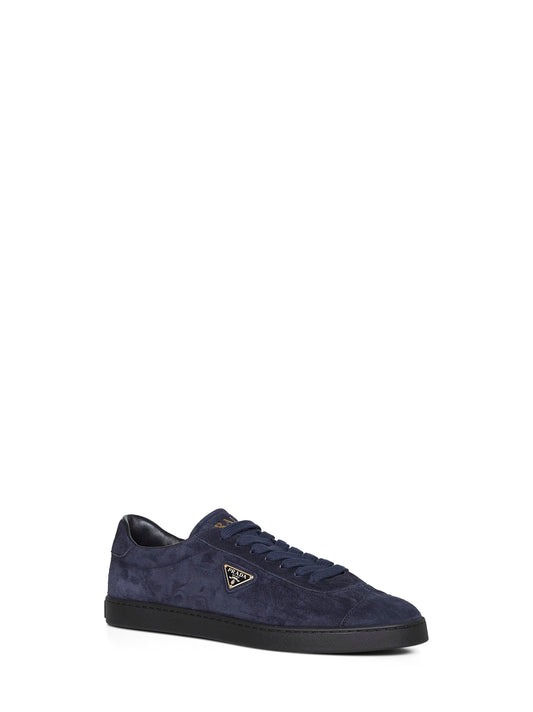 Sneakers Lane in pelle scamosciata blu