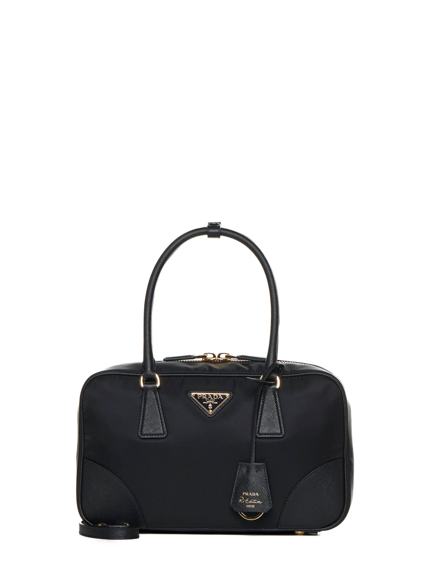 Bauletto medium nero Re-Edition