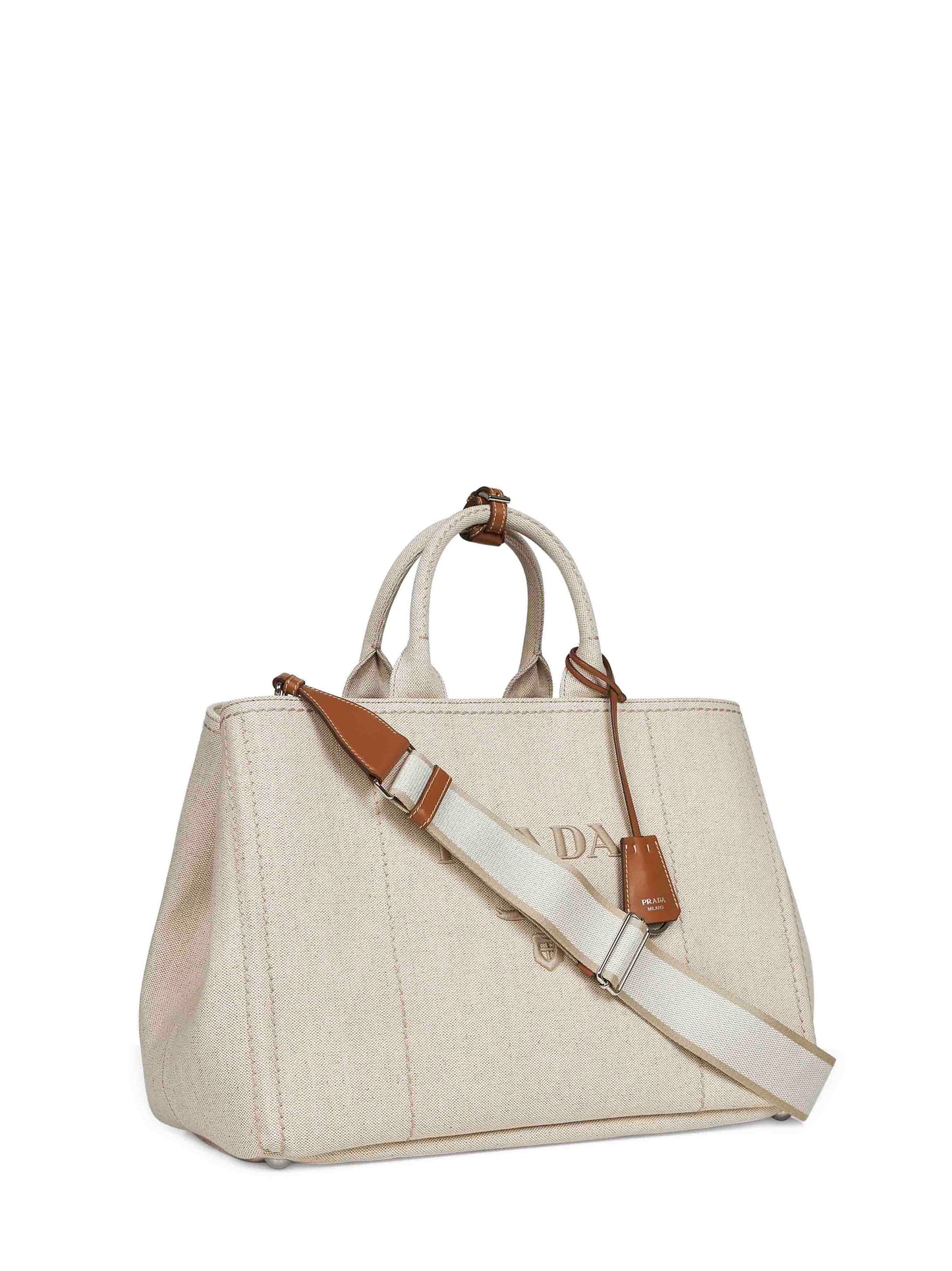 Natural Prada Jardinière extra large bag