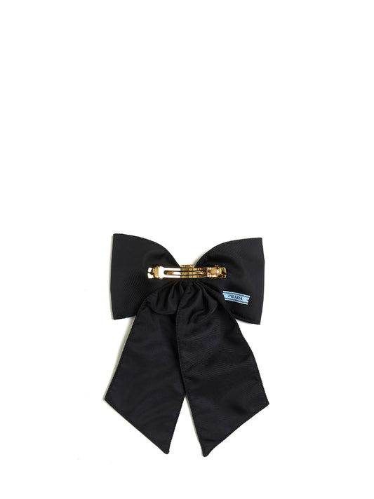 Fermaglio per capelli in Re-Nylon nero