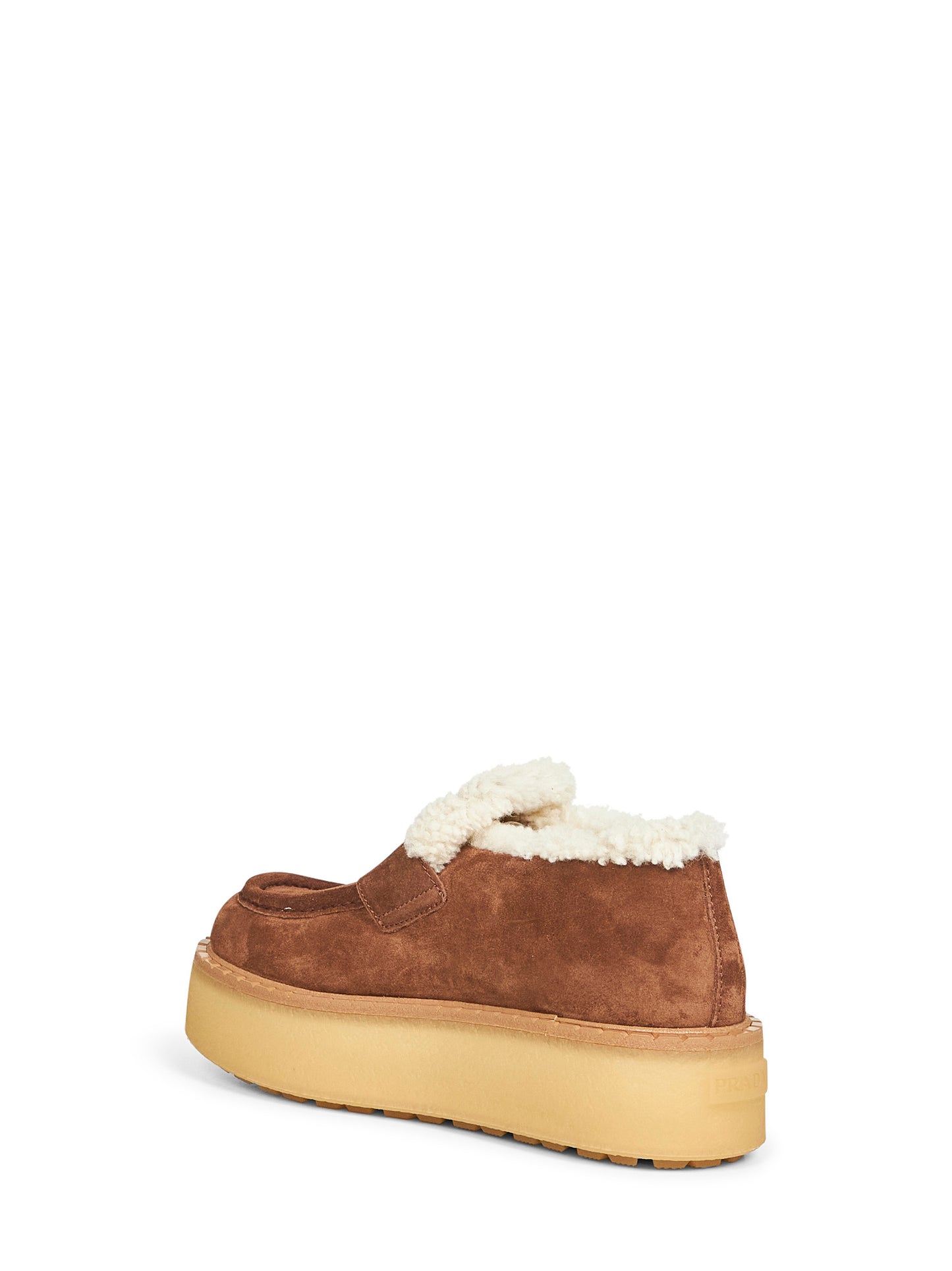 Mocassini in pelle scamosciata cacao