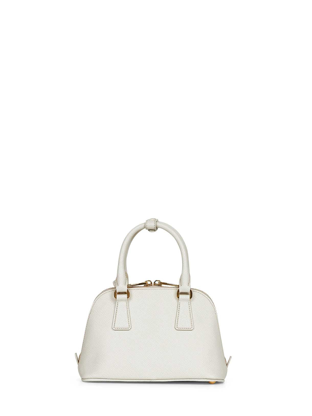 Chalk white Prada Promenade handbag