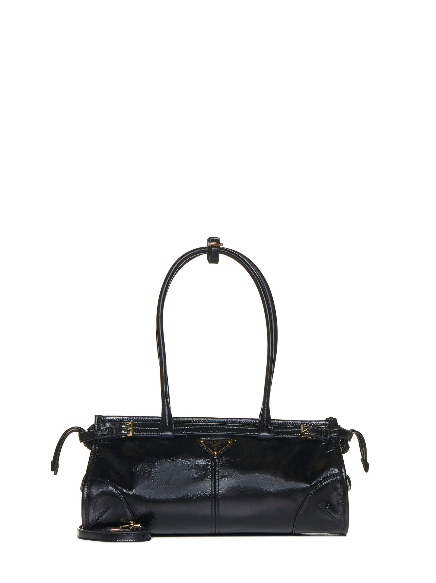 Borsa a mano media in pelle