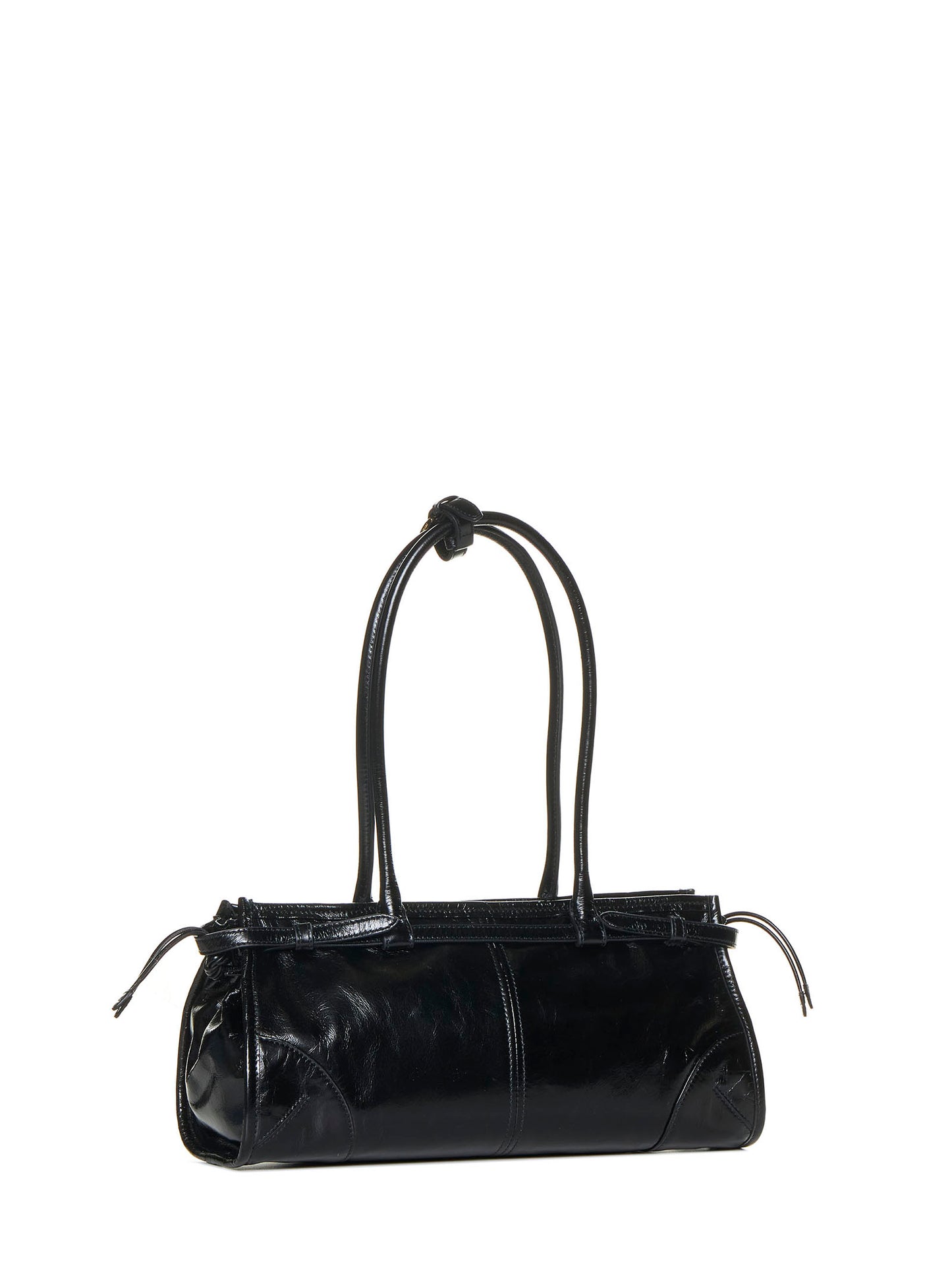 Borsa a mano media in pelle