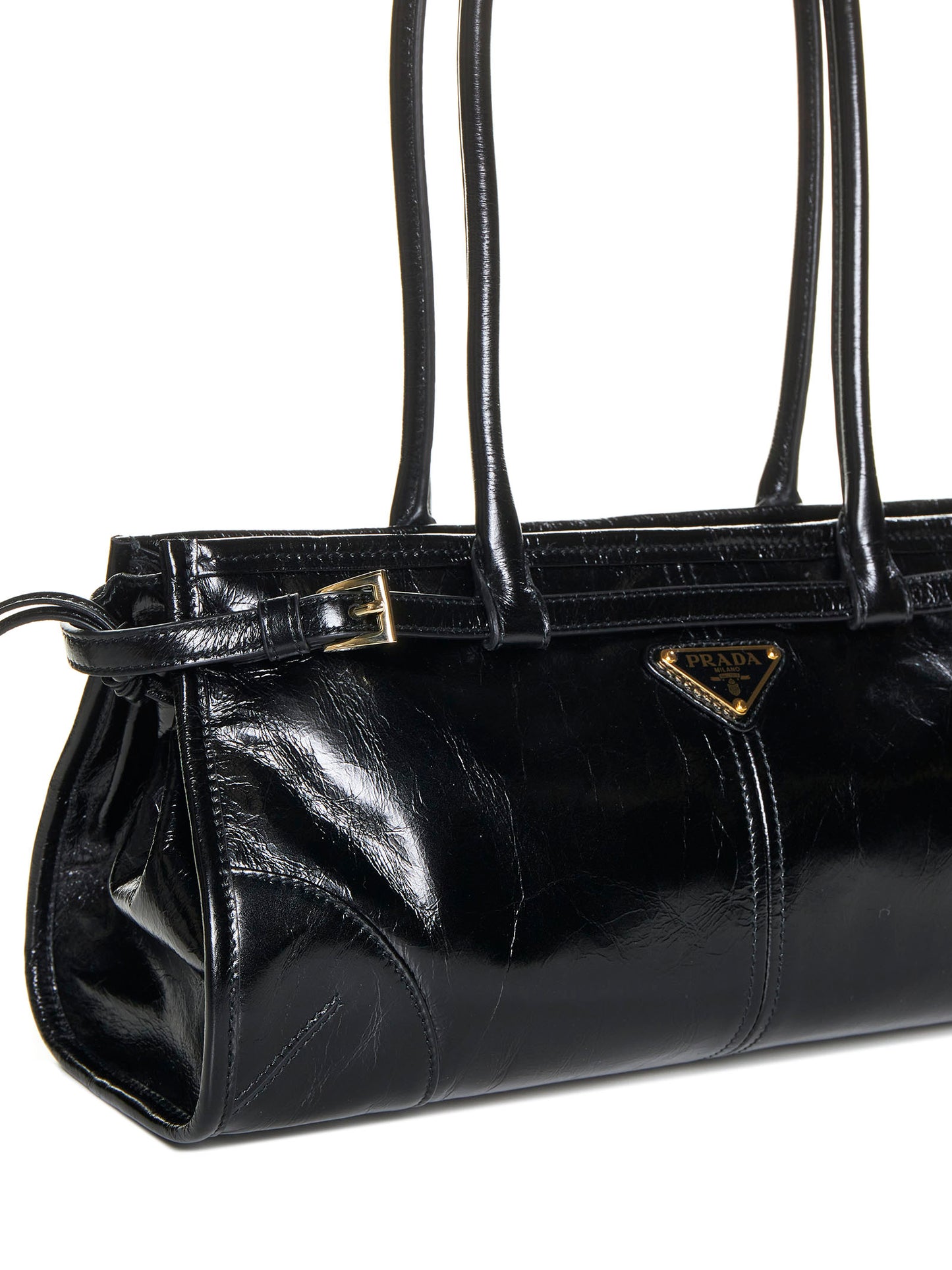 Borsa a mano media in pelle