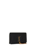 Kate leather wallet on chain bag