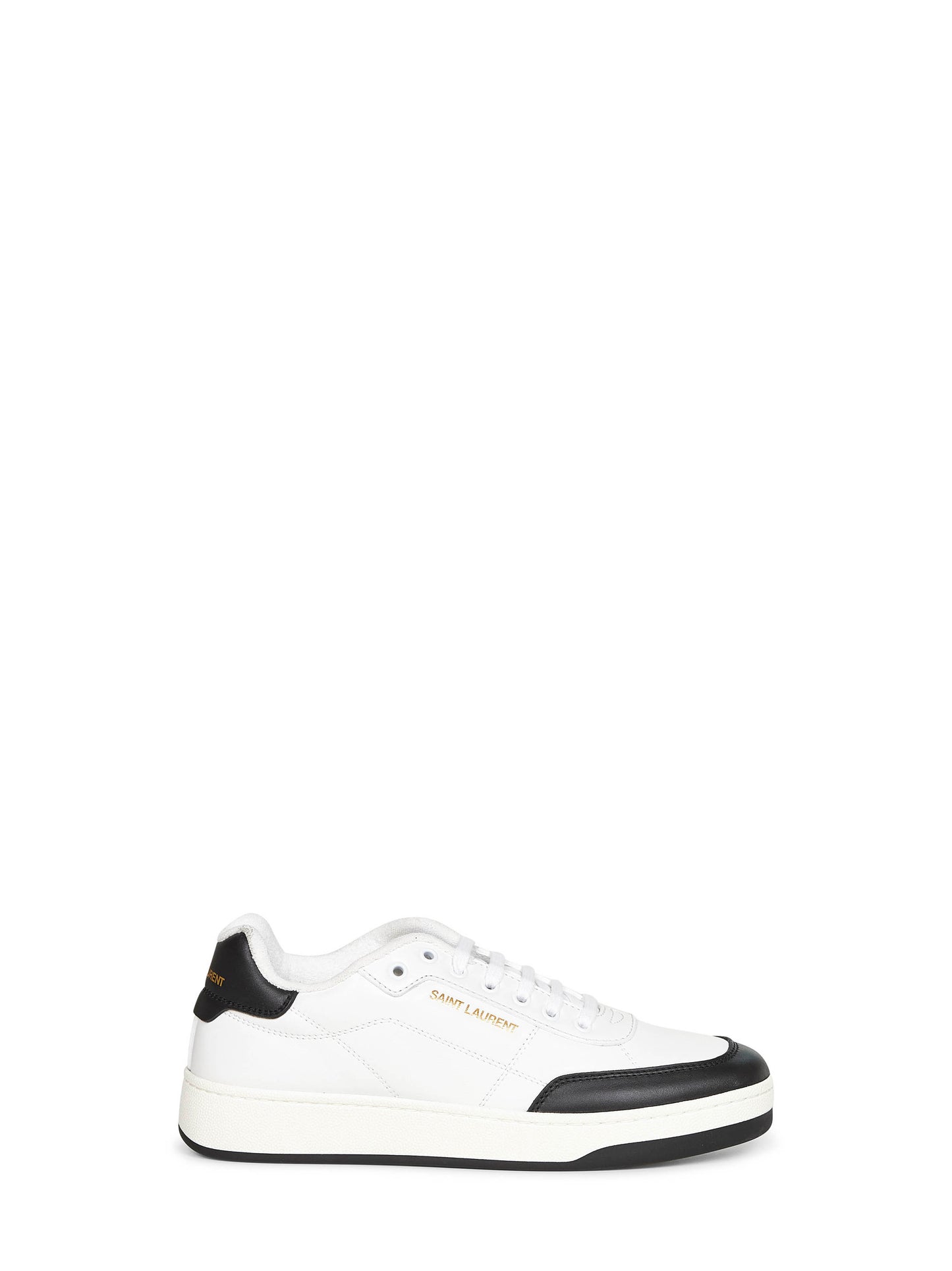 Sneakers SL/61 in pelle liscia bianca<BR/>