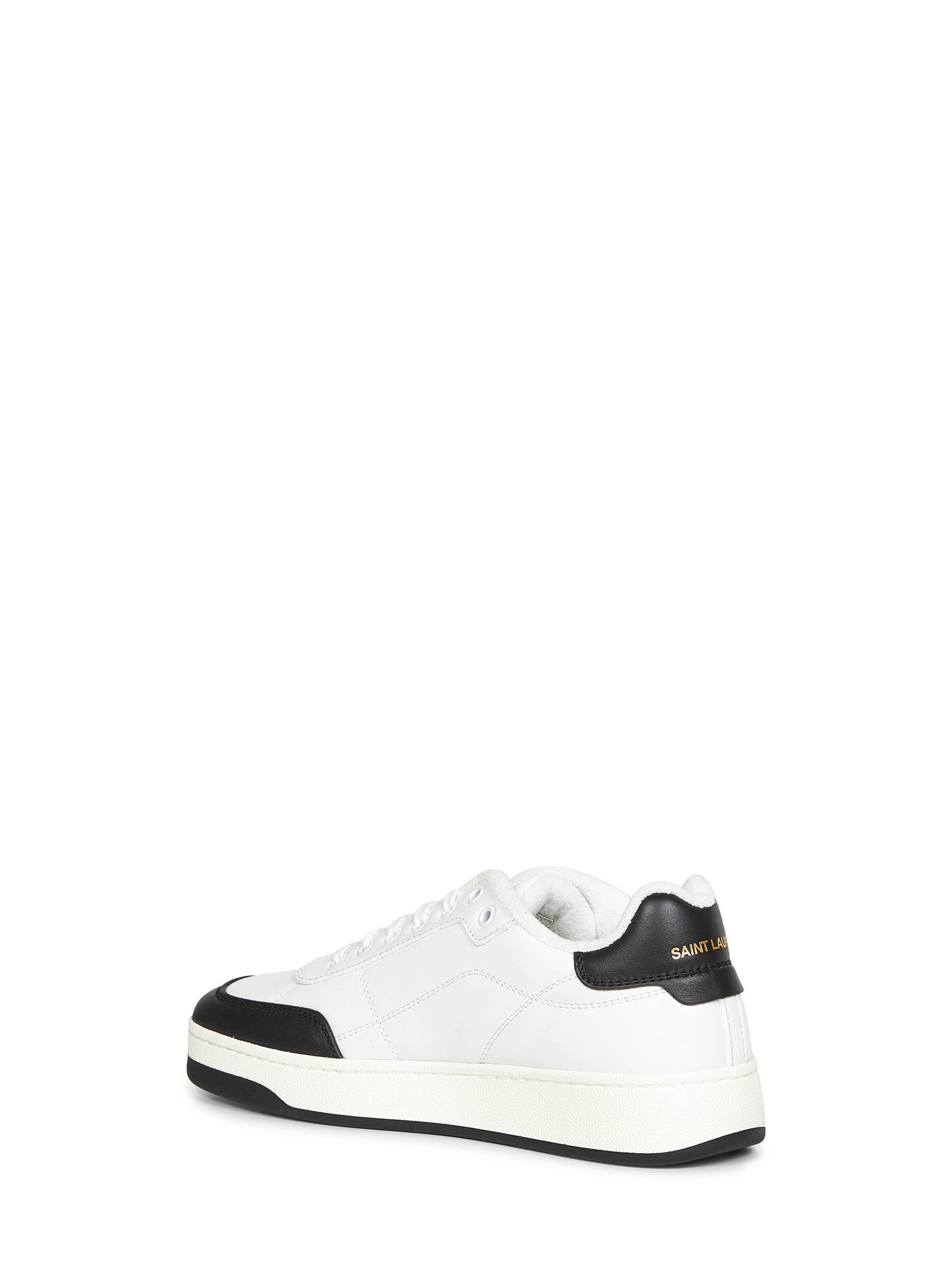 Sneakers SL/61 in pelle liscia bianca<BR/>