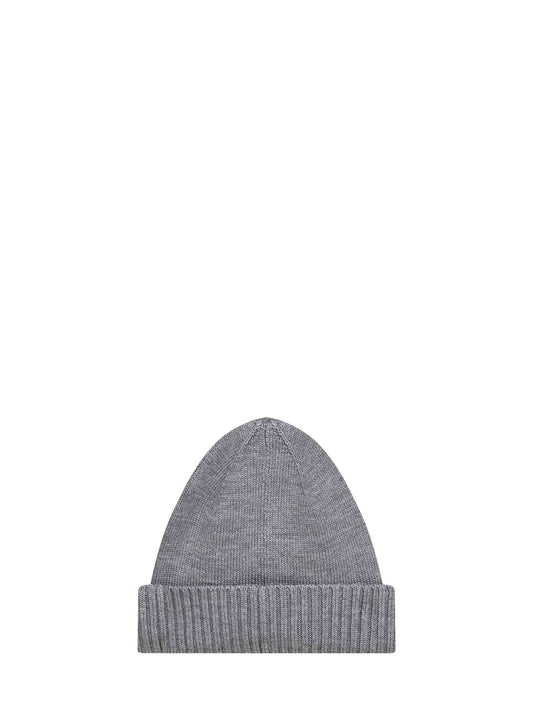 Grey wool Pony beanie