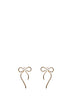 Gold Bow stud earrings