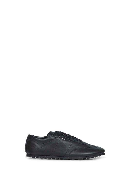 Sneakers Softy Soccer in nappa nera