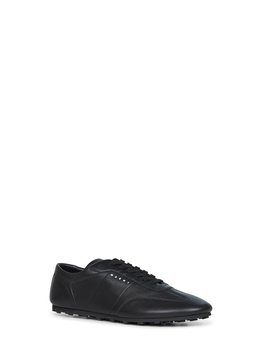 Sneakers Softy Soccer in nappa nera