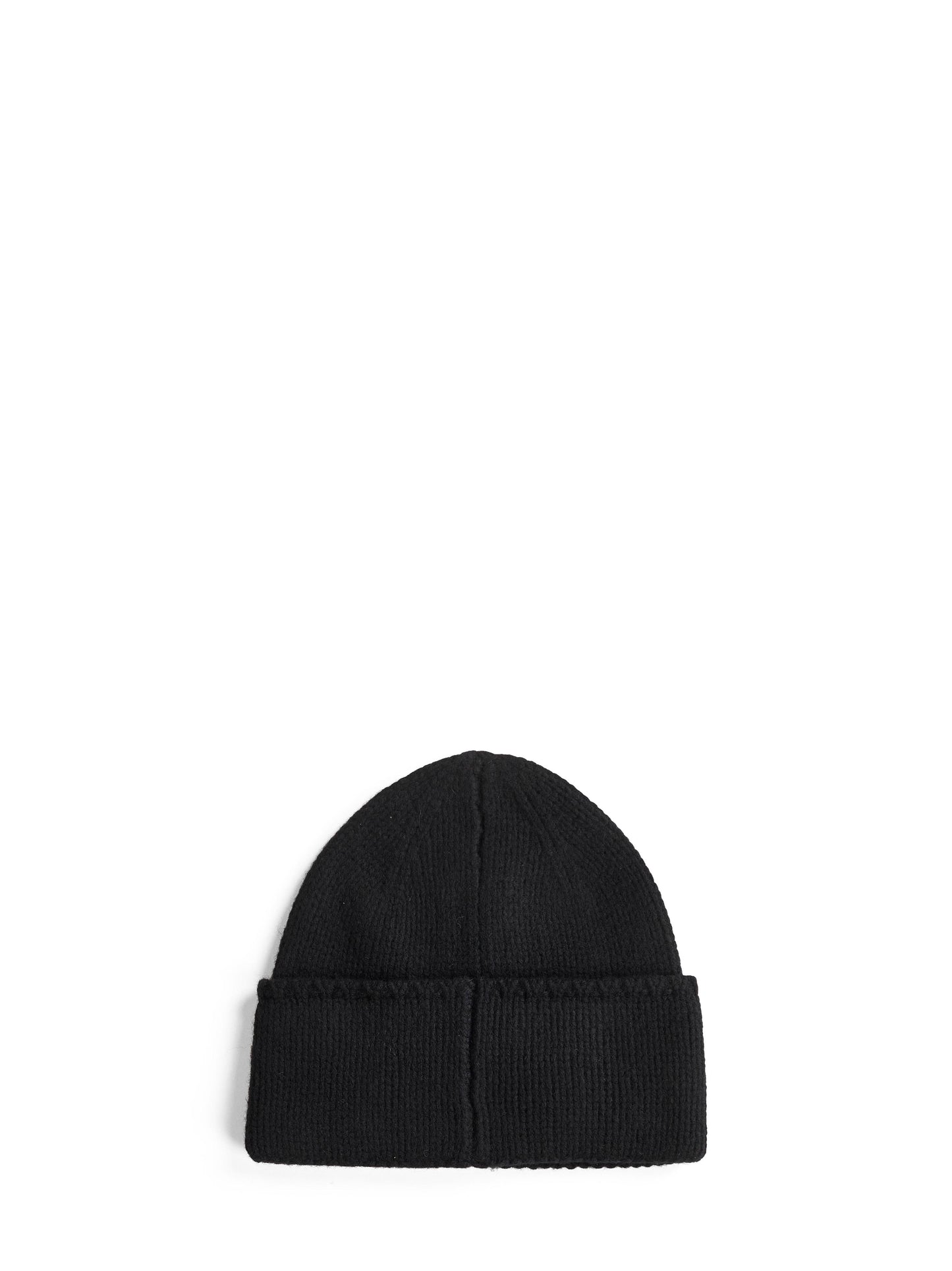 Berretto in lana merino nera