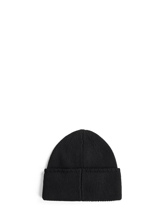 Berretto in lana merino nera