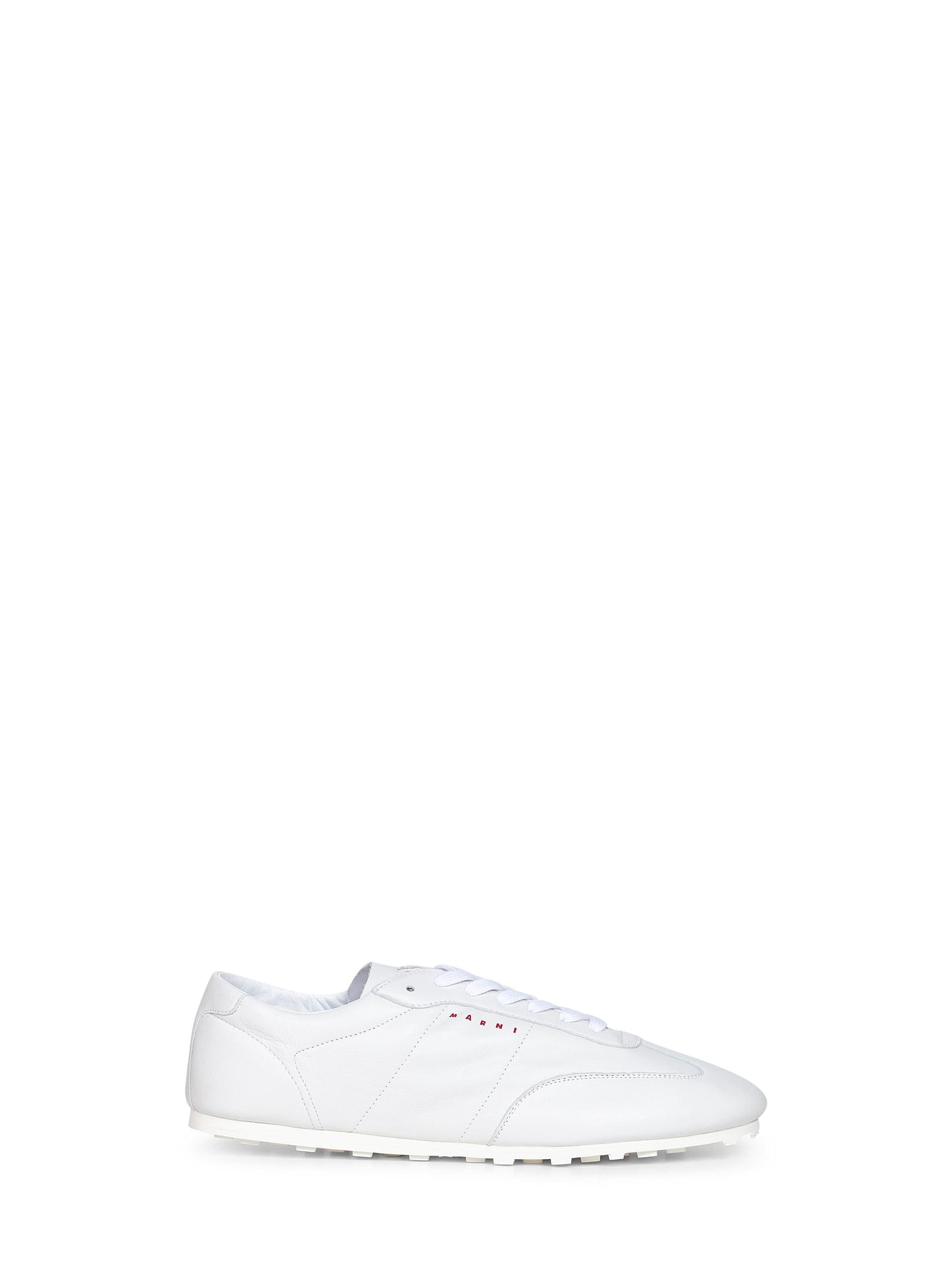 White nappa leather Softy Soccer sneakers