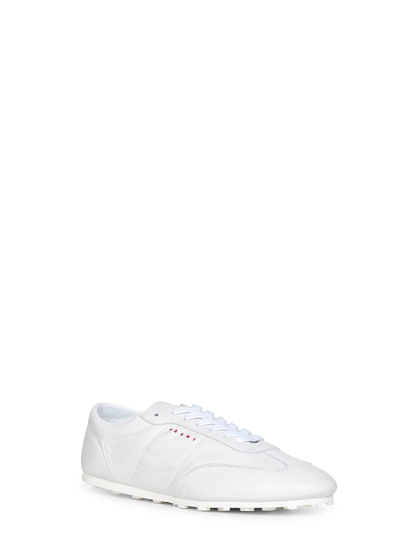 White nappa leather Softy Soccer sneakers