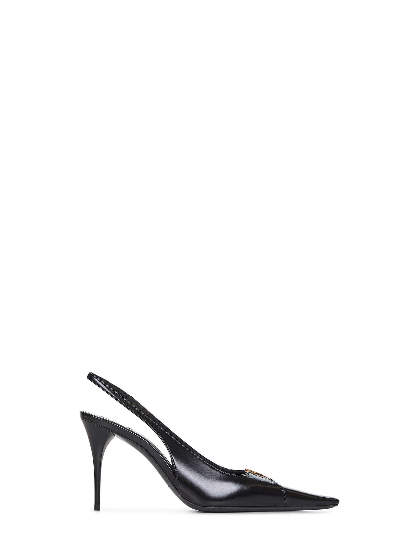 Décolleté Babylone Breteuil in pelle nera