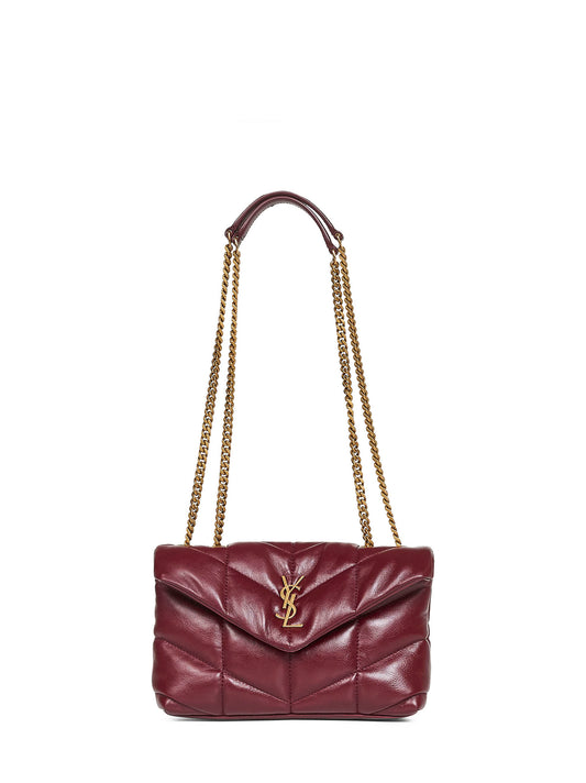 Borsa a tracolla Loulou Puffer Toy rubino