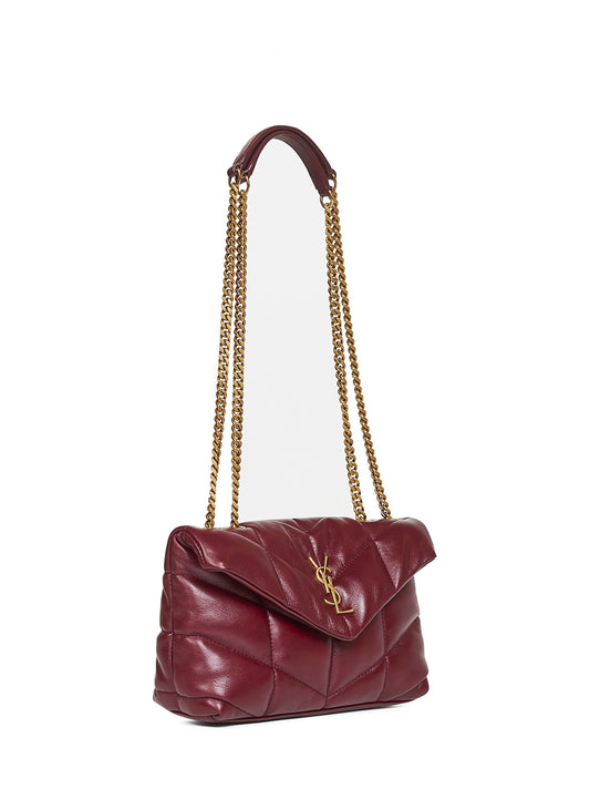 Borsa a tracolla Loulou Puffer Toy rubino