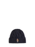 Blue Polo Bear wool blend beanie