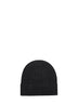 Black cable-knit wool and cashmere beanie