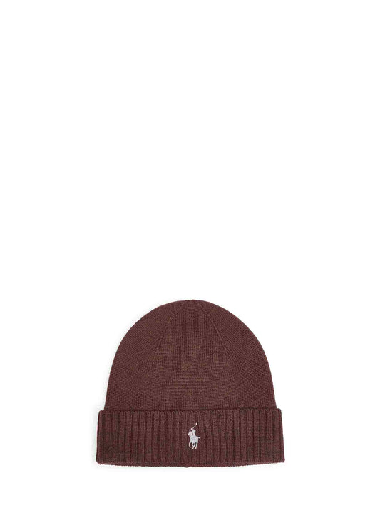 Brown wool Pony beanie