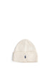 Cream merino wool beanie