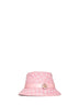 Pink GG Jacquard Cotton-Blend Canvas Hat