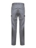Grey stretch virgin wool Lang cargo trousers