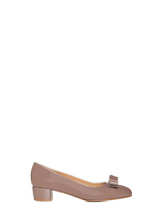 Vara patent leather pumps by Ferragamo