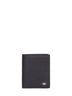 Porta carte di credito Gancini in pelle nera