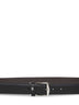 Cintura reversibile in pelle nera