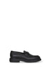 Black calfskin Gancini loafers