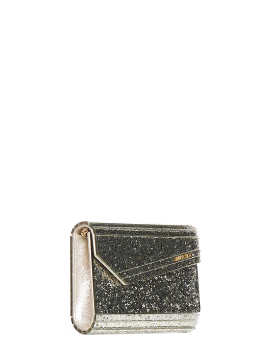 Clutch Candy in acrilico glitter Jimmy Choo