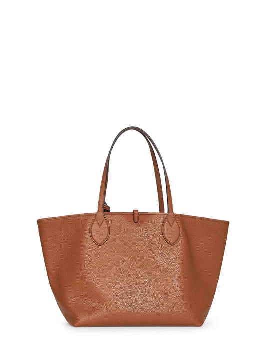 Brown Gucci Totissima large reversible tote bag