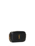 YSL logo leather camera mini bag