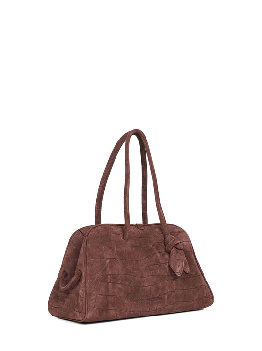 Dark brown The Turismo bowling bag