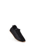 Sneakers Tennis in pelle scamosciata e nylon nero