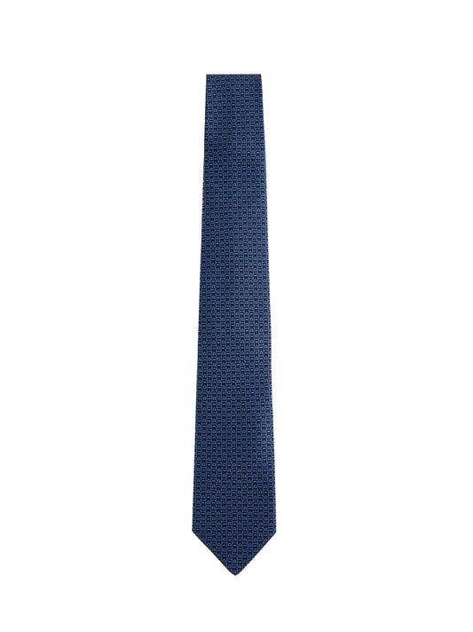 Gancini silk tie by Ferragamo