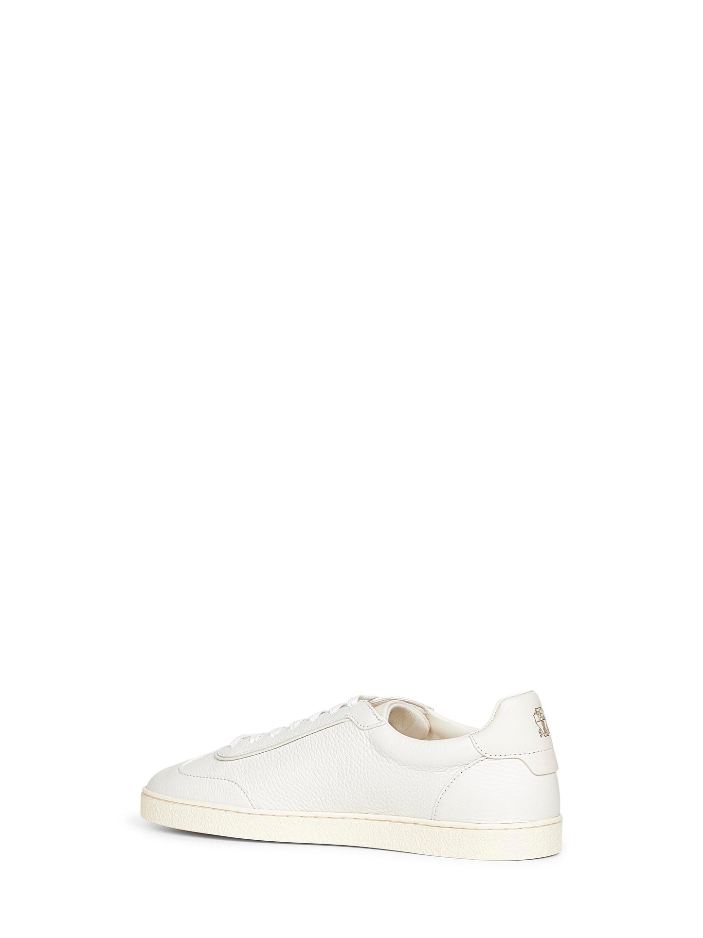 Sneakers in pelle di cervo bianca