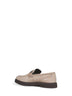 Grey Croc Print nubuck Penny Loafer
