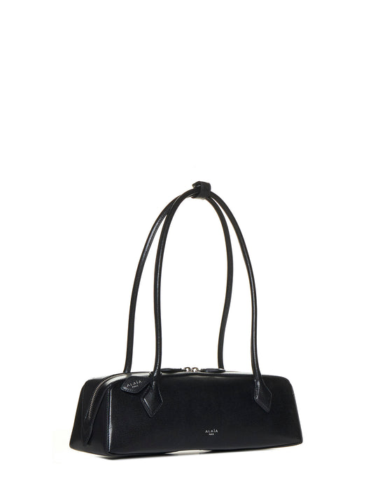 "Le teckel" medium bag in black leather