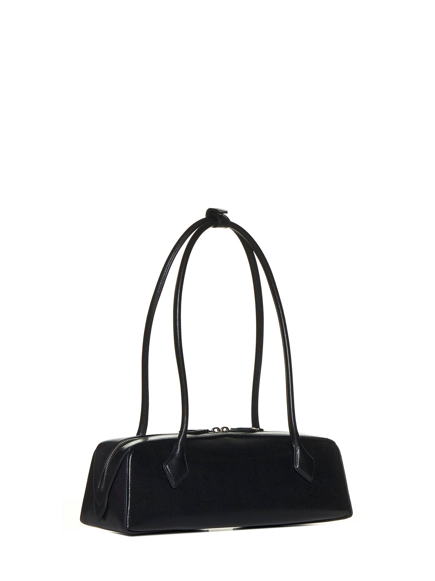 "Le teckel" medium bag in black leather