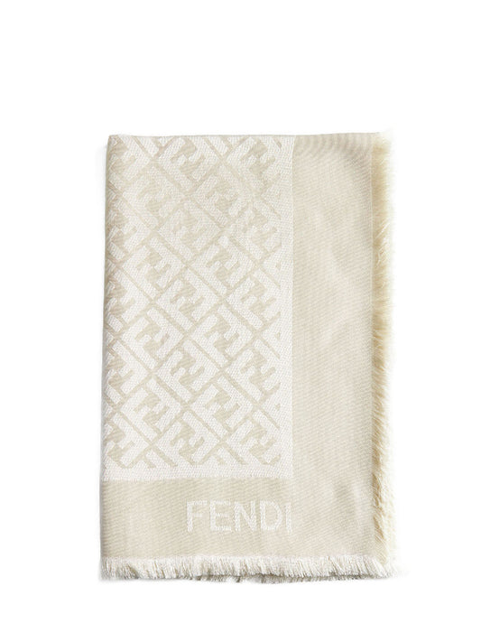 Ivory organic silk shaw