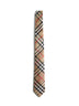 Check silk tie